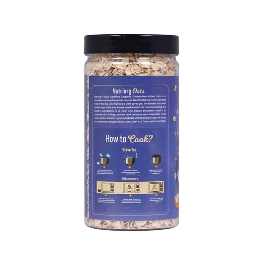 Nutriorg Certified Organic Rolled Oats - Grab2buy