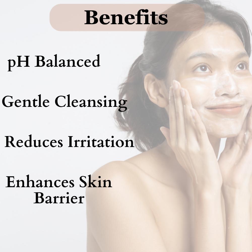 Dermistry Sensitive & Dry Skin Care Calming Soothing Face Wash Safe Cleansing D Biotin & Vitamin E 
