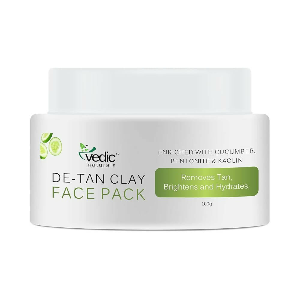 Vedic Naturals De Tan Clay Face Wash  Grab2Buy Vedic Naturals Grab2Buy