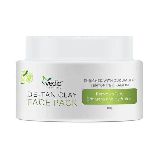 Vedic Naturals De Tan Clay Face Wash  Grab2Buy Vedic Naturals Grab2Buy