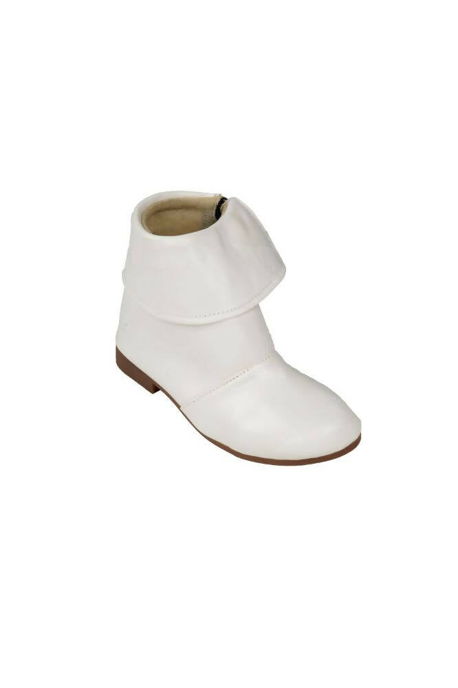 Tiny Bugs Girls Anckle Lenght Boots -White  Grab2Buy Tiny Bugs Grab2Buy