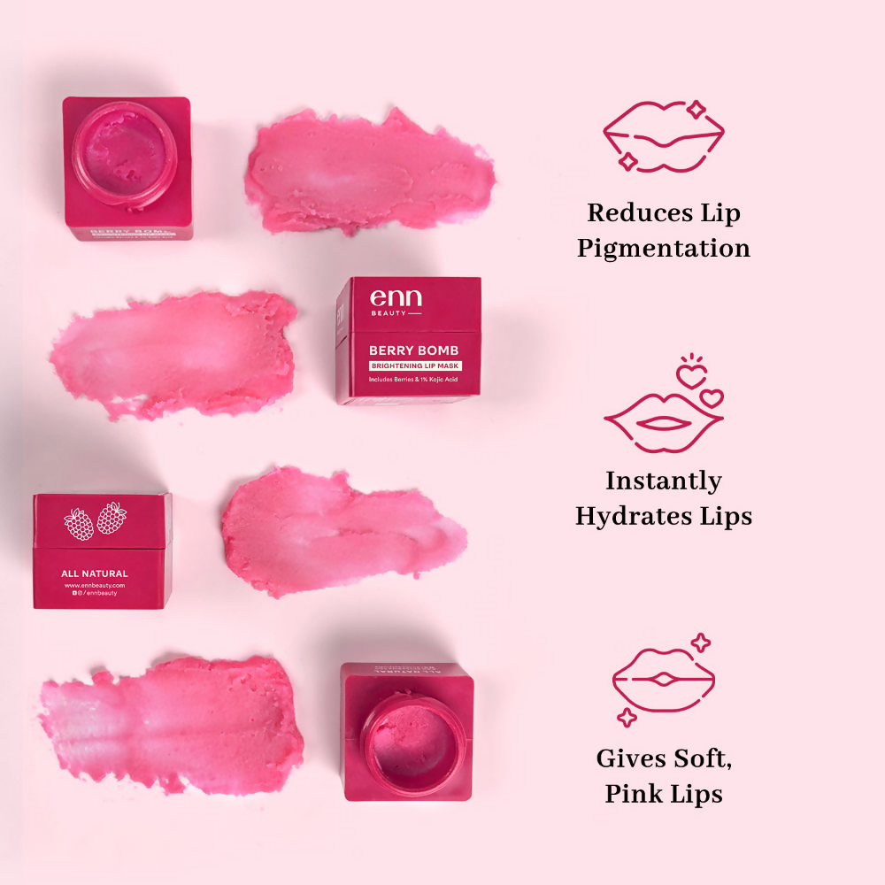 Enn Brightening Lip Mask & Lip Balm For Dry 