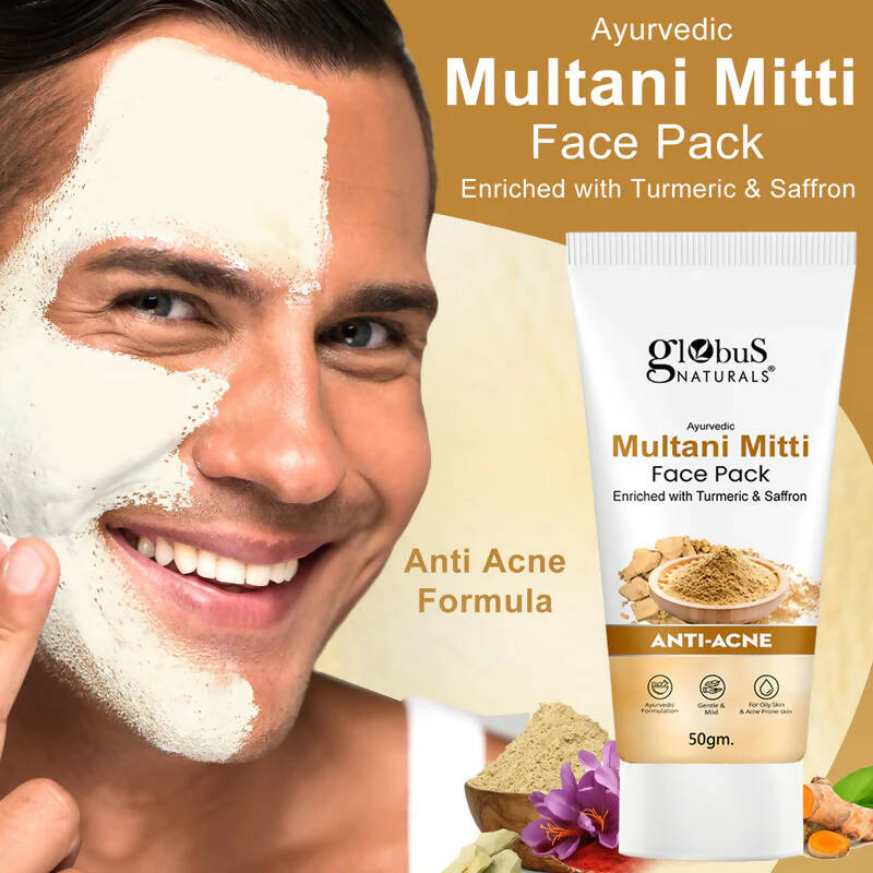 Globus Naturals Anti Acne Multani Mitti Face Pack 