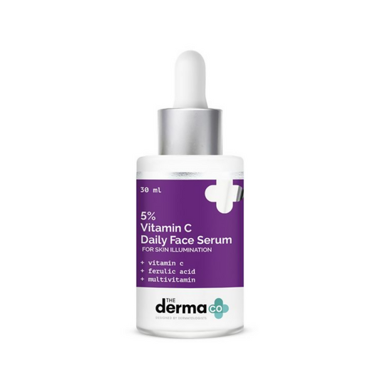 The Derma Co 5% Vitamin C Daily Face Serum With Ferulic Acid & Multivitamin  Grab2Buy The Derma Co Grab2Buy