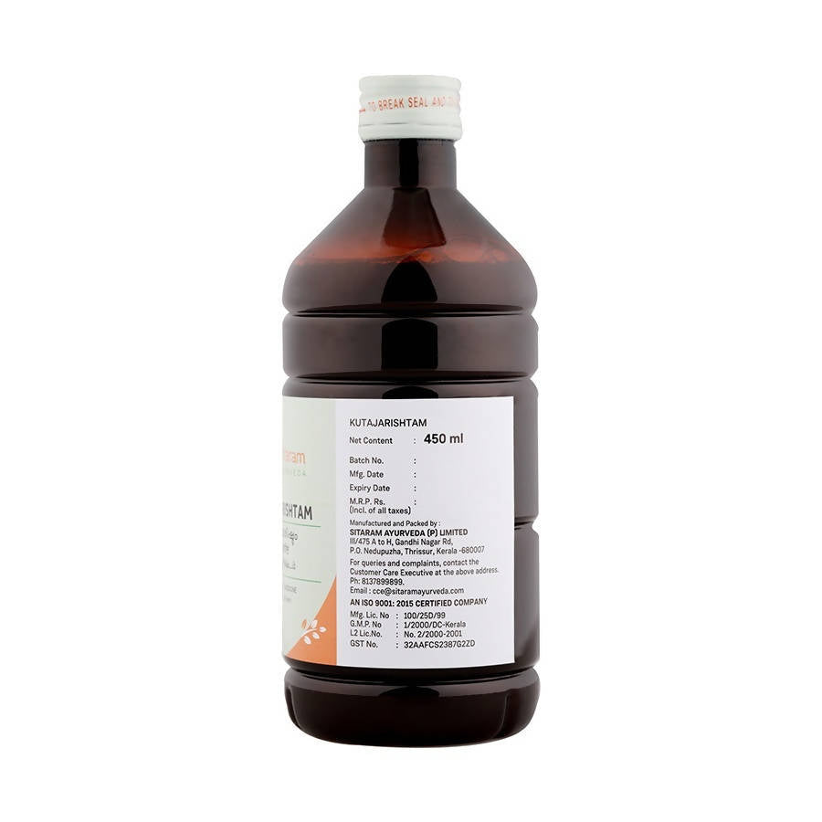 Sitaram Ayurveda Kutajarishtam Syrup 