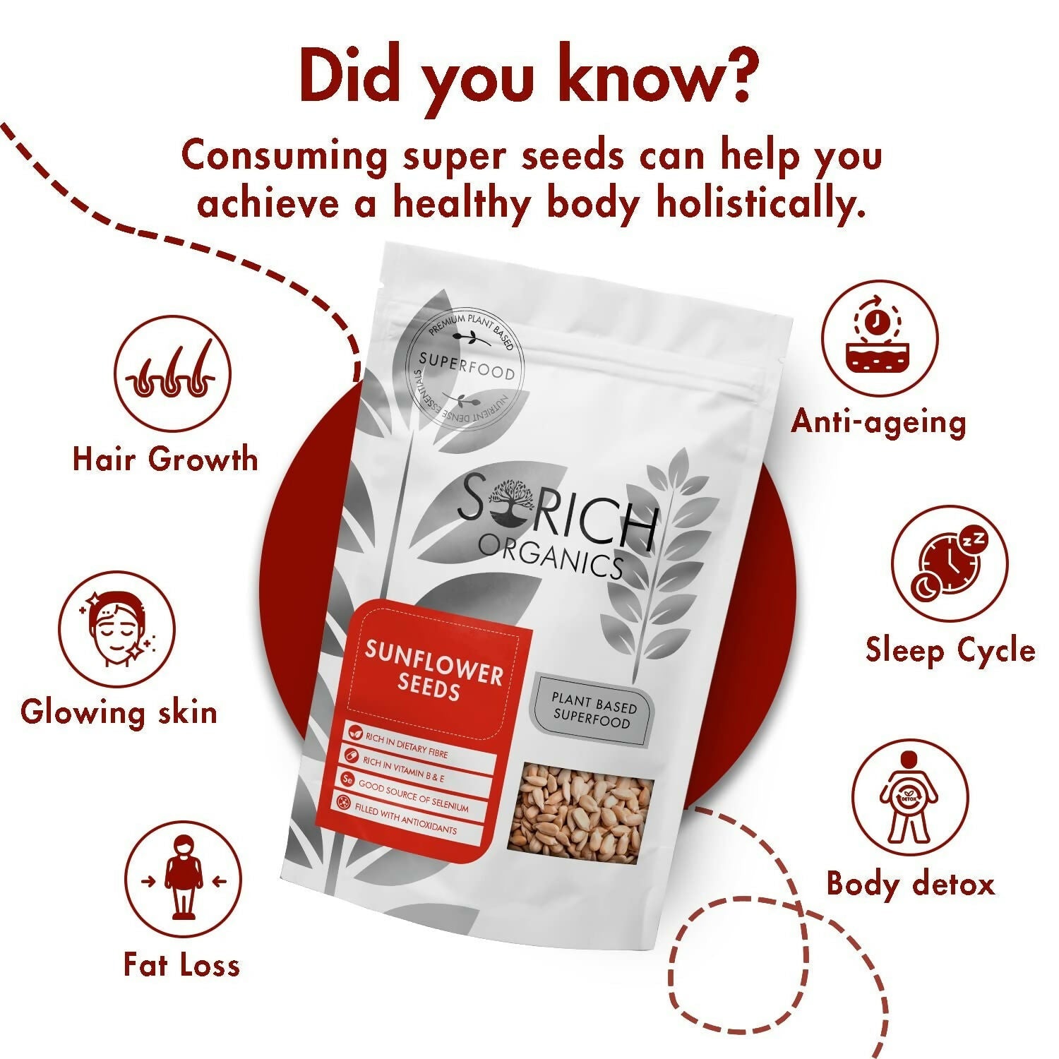 Sorich Organics Raw USDA Organic Sunflower Seeds - Grab2buy