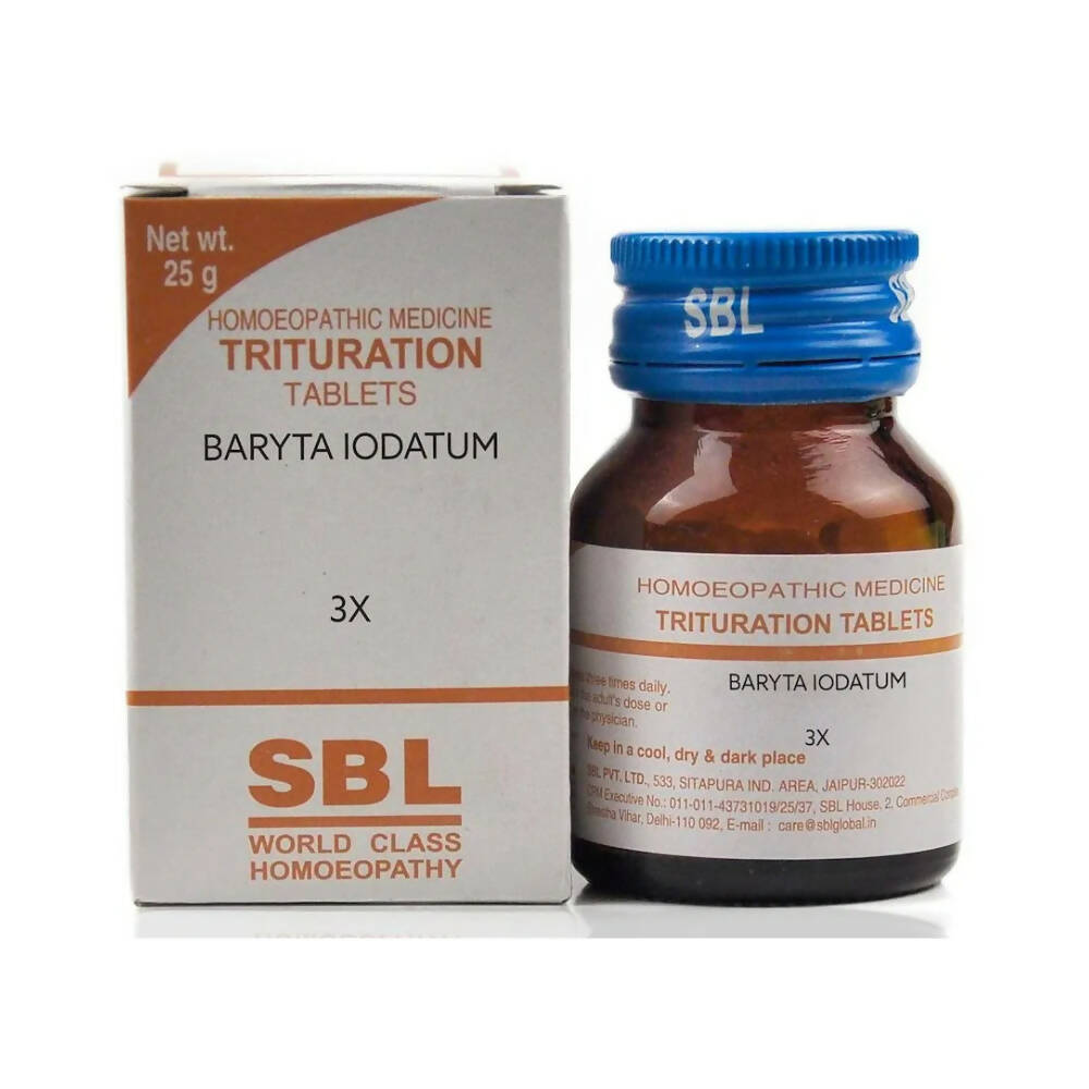 SBL Homeopathy Baryta Iodatum Trituration Tablets 