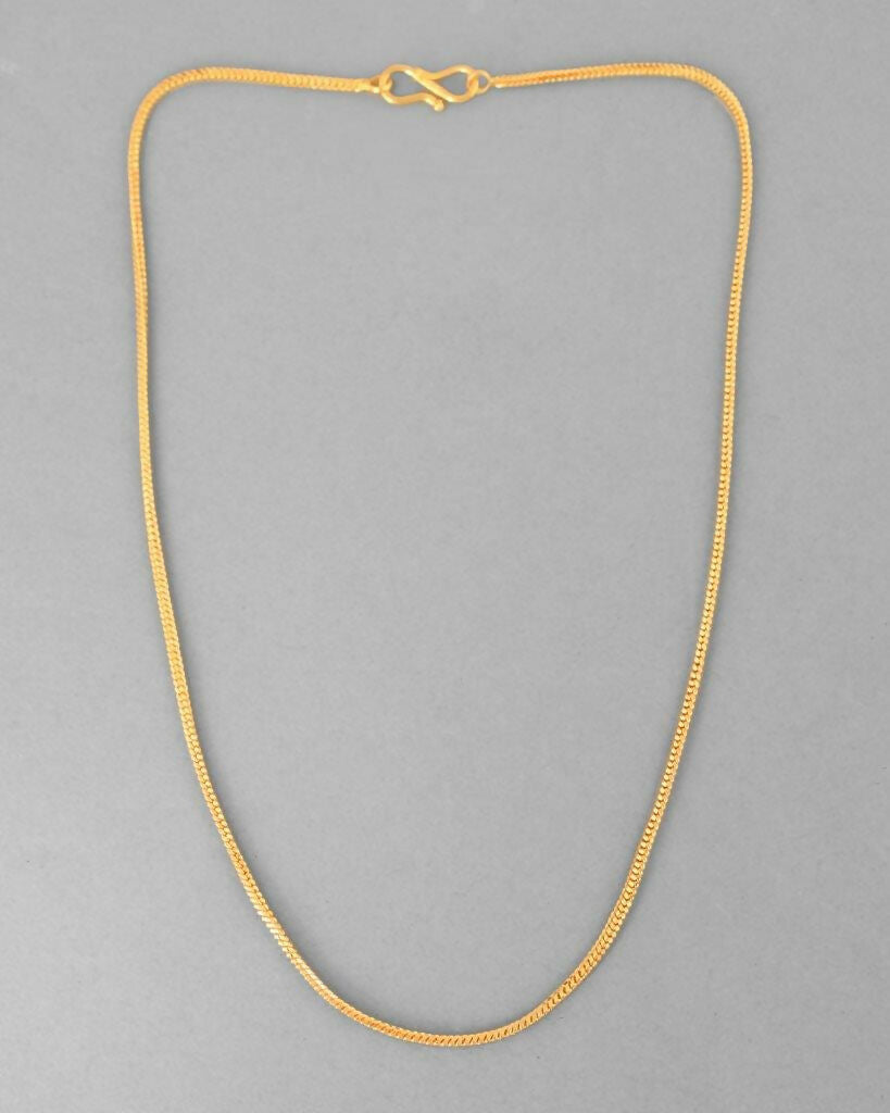 VOJ Gold-Polished Snake Chain For Women 