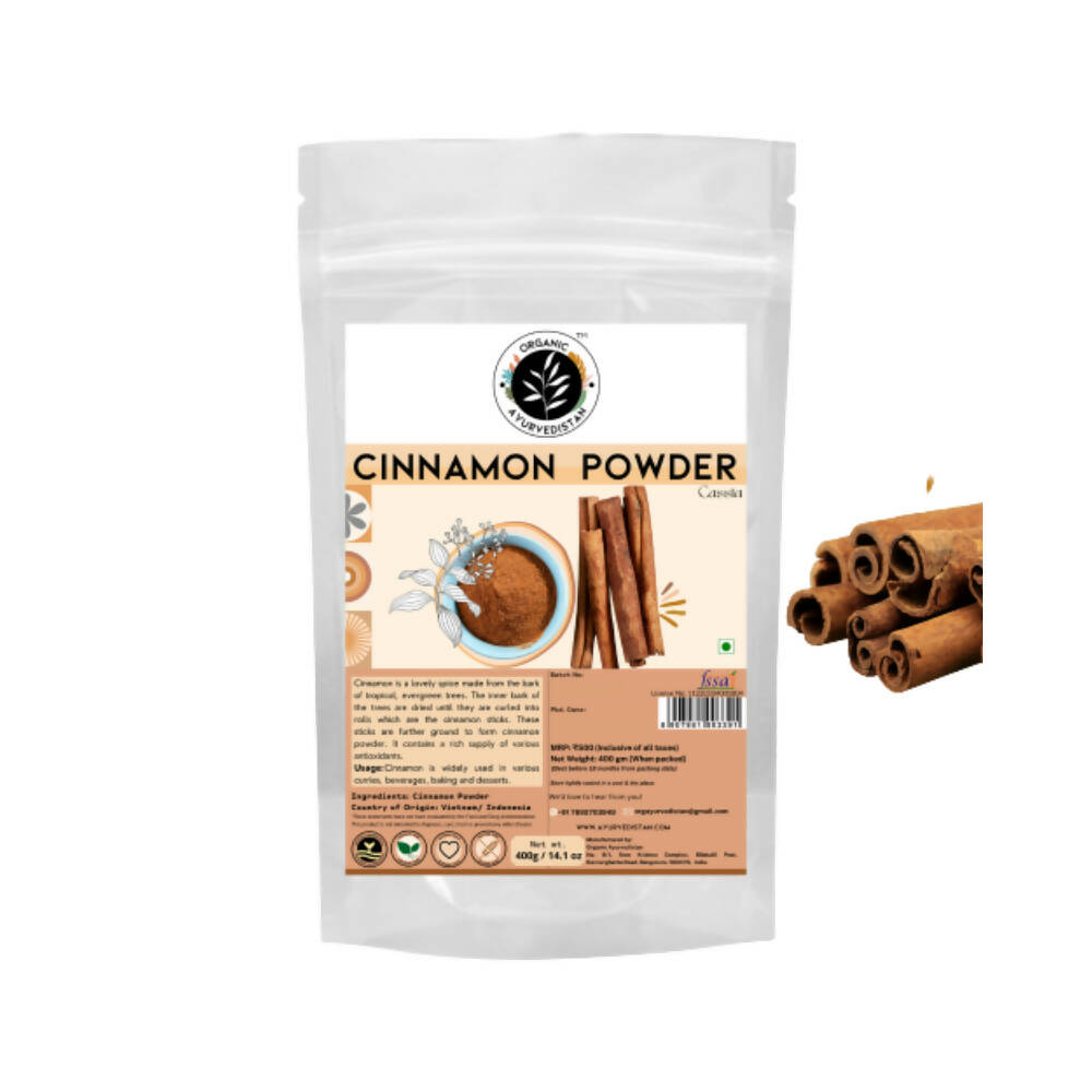 Organic Ayurvedistan Cassia Cinnamon Powder 