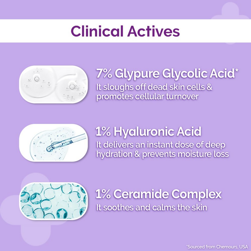 The Derma Co 7% Glycolic Acid Hydrating Toner With Glycolic Acid & Hyaluronic Acid For Gentle Exfoliation  Grab2Buy The Derma Co Grab2Buy