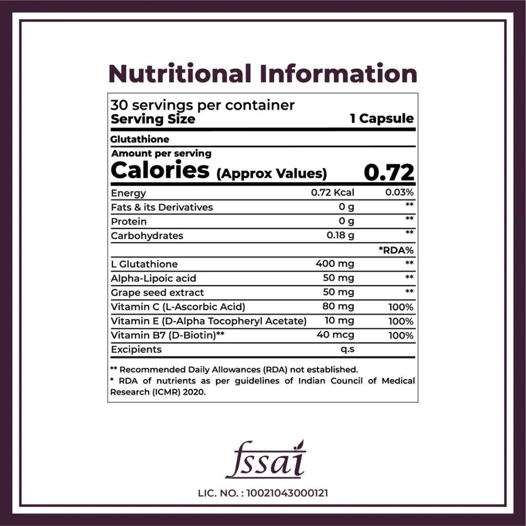 Boldfit Super Skin Glutathione Capsules - Grab2buy