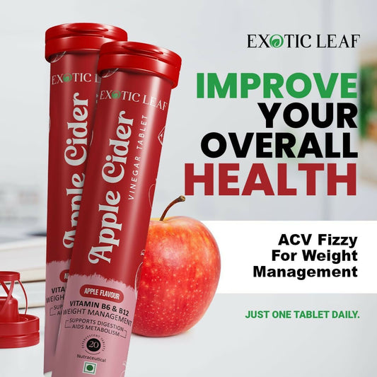Exotic Leaf Apple Cider Vinegar Tablets 