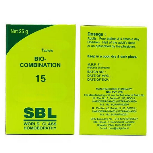 SBL Homeopathy Bio Combination 15 Uterine Tonic 