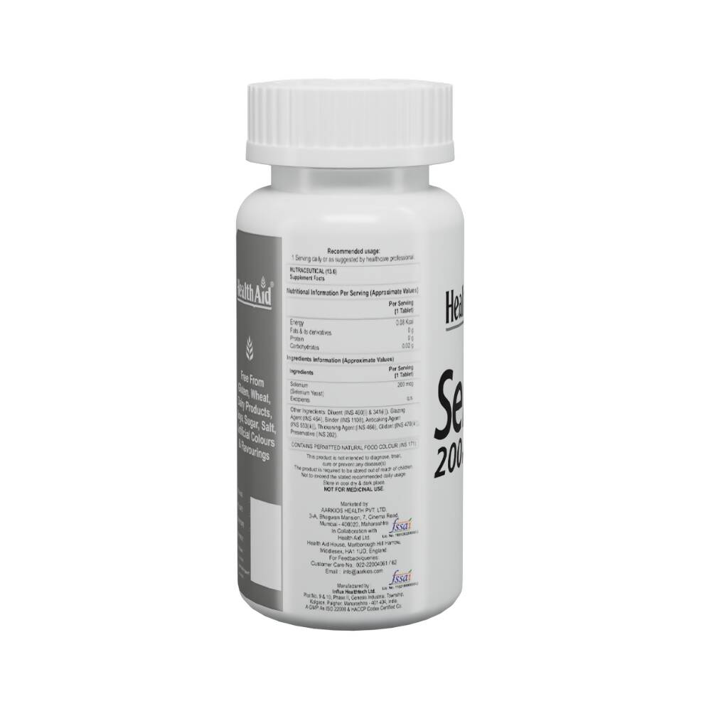 HealthAid Selenium 200 mcg Tablets 