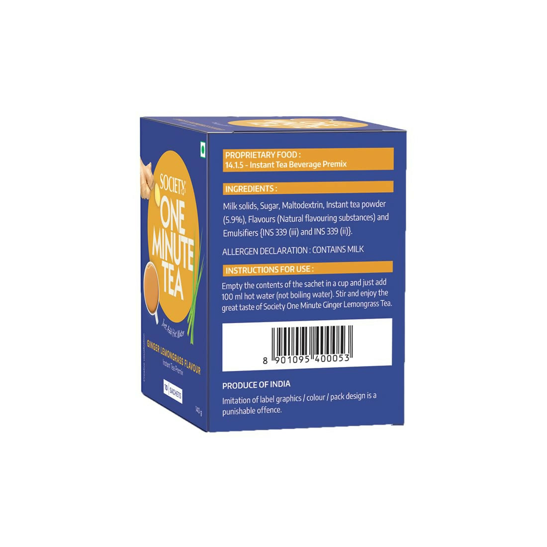 Society OMT Ginger Lemongrass Premix 