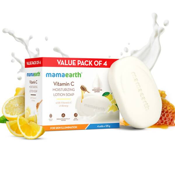 Mamaearth Vitamin C Moisturizing Lotion Soap 