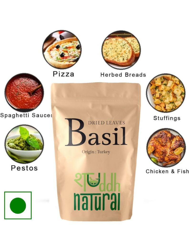 Shuddh Natural Premium Freeze Dried Culinary Turkish Basil Shuddh Natural