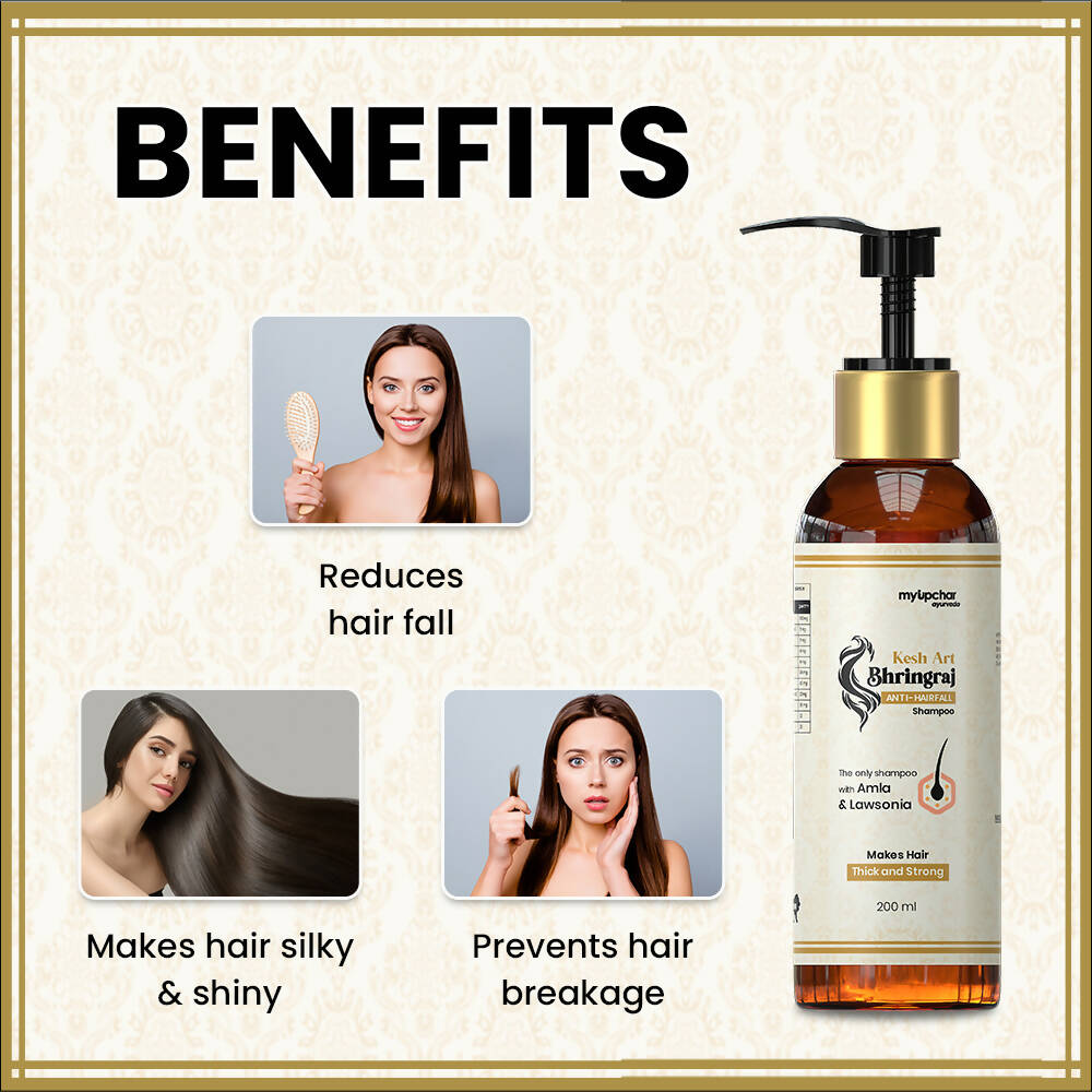 myUpchar Ayurveda KeshArt Bhringraj Anti-Hairfall Shampoo 