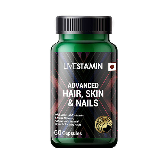 Livestamin Advanced Hair, Skin & Nails Capsules - Grab2buy