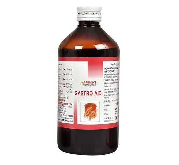 Bakson's Homeopathy Gastro Aid Syrup 