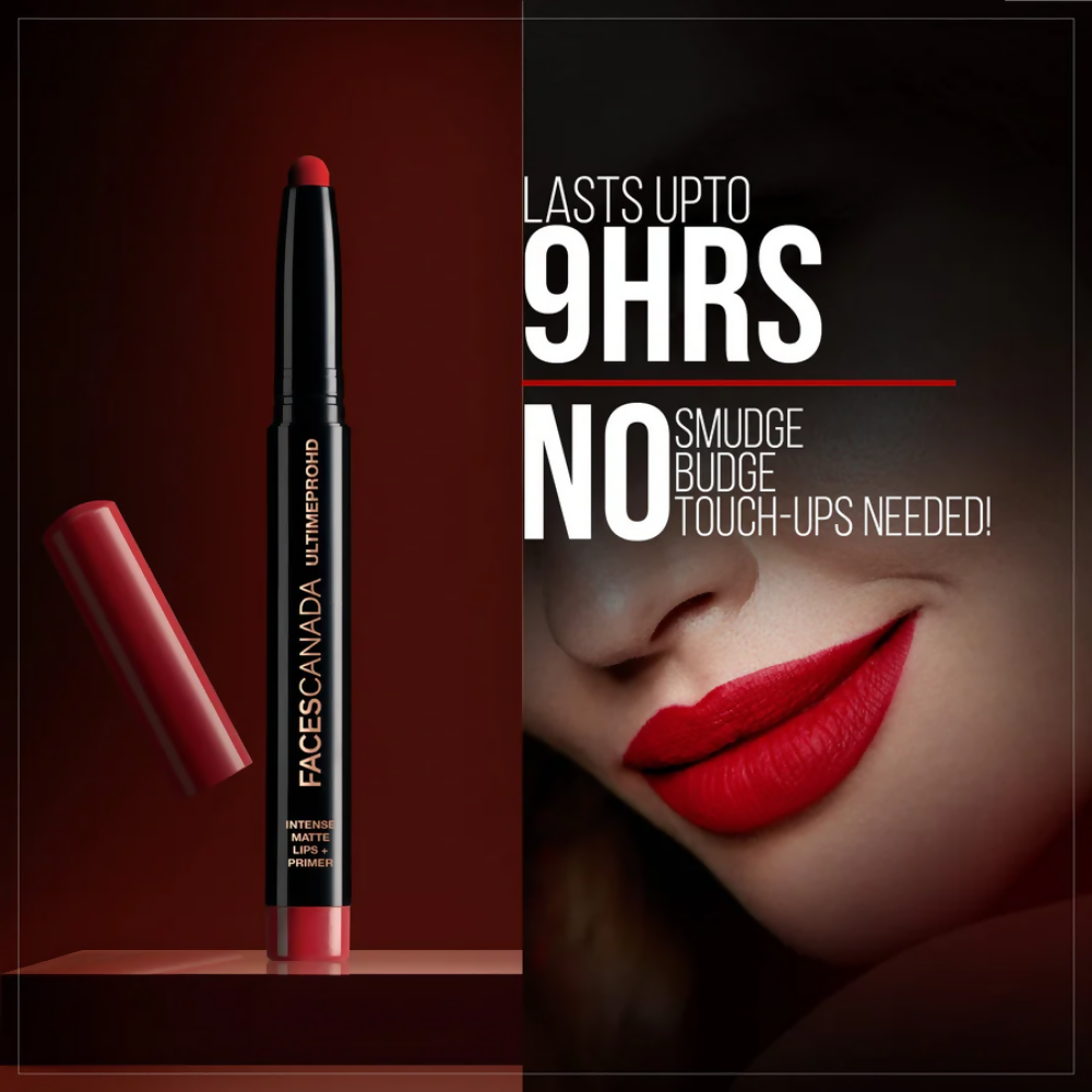 Faces Canada Ultime Pro HD Intense Matte Lips + Primer - Hazel 19