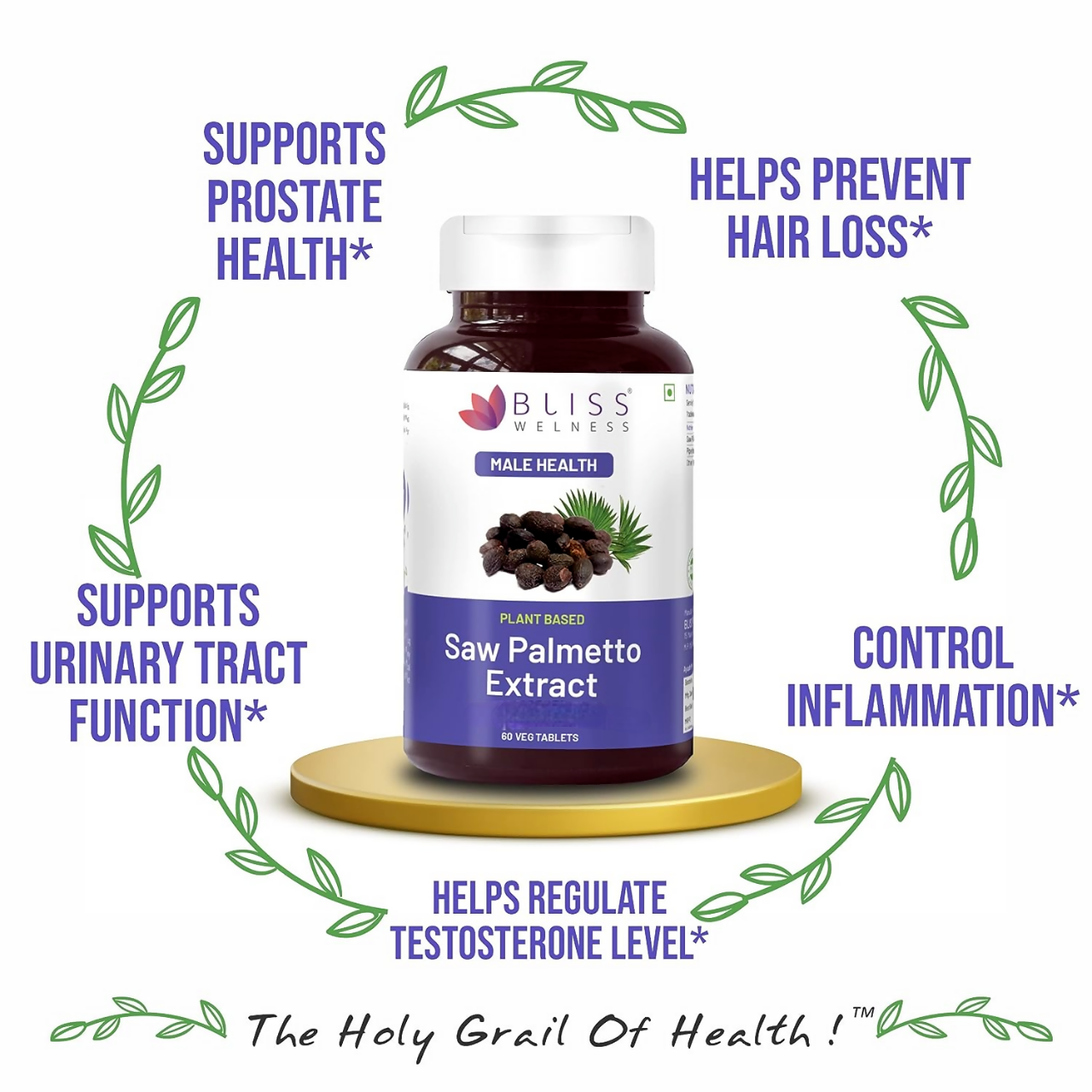 Bliss Welness Saw Palmetto Extract Tablets 