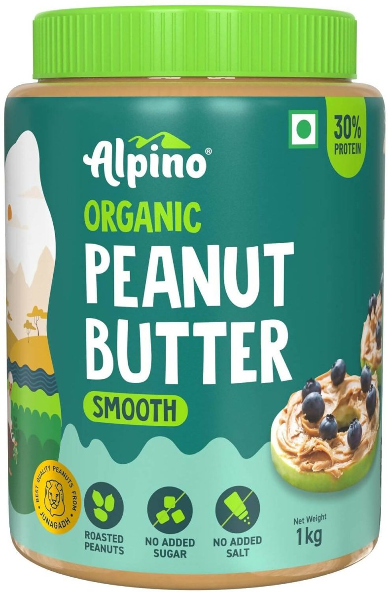 Alpino Organic Natural Peanut Butter Smooth - Grab2buy