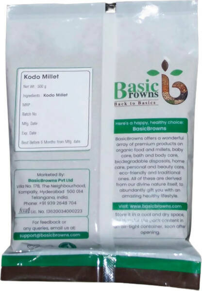 BasicBrowns Kodo Millet - Grab2buy