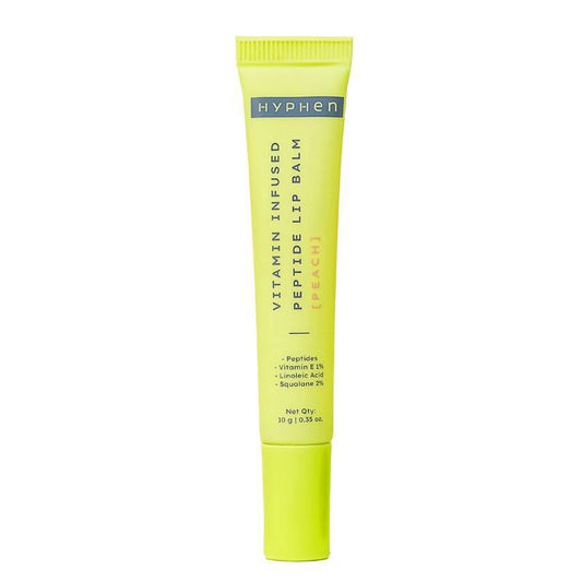 Hyphen By Kriti Sanon Vitamin Infused Peptide Lip Balm - Peach For Dry & Chapped Lips, Hydrating & Moisturizing Balm 