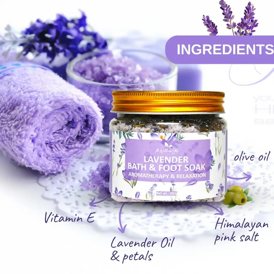 The Wellness Shop Lavender Bath & Foot Soak  Grab2Buy The Wellness Shop Grab2Buy