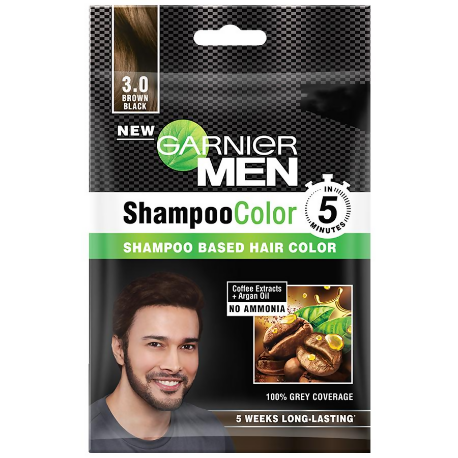 Garnier Men Shade 3 Shampoo Color-Brown Black 