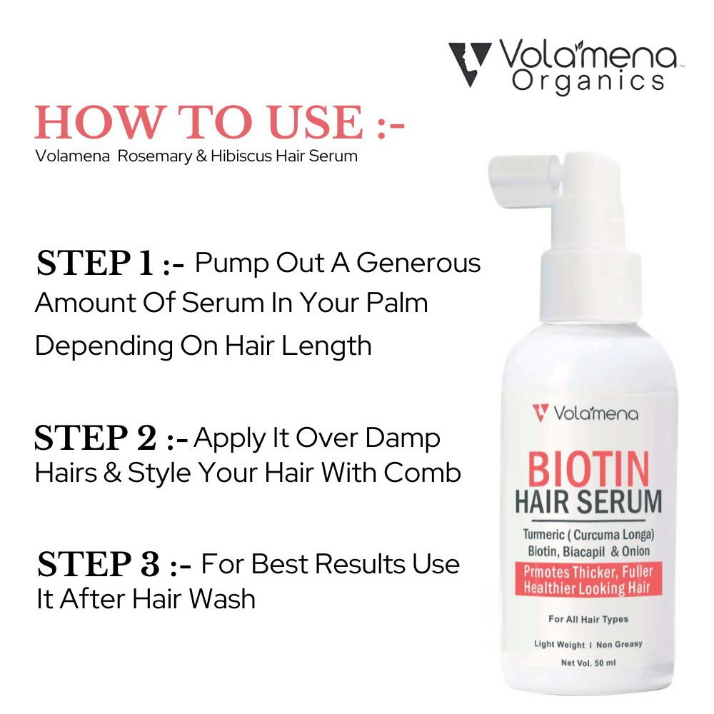 Volamena Biotin Hair Serum Promotes Thicker  Grab2Buy Volamena Grab2Buy