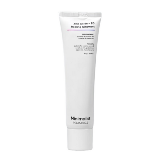 Minimalist Baby Rash Cream Zinc Oxide + B5 Healing Ointment For Drool & Diaper Rash