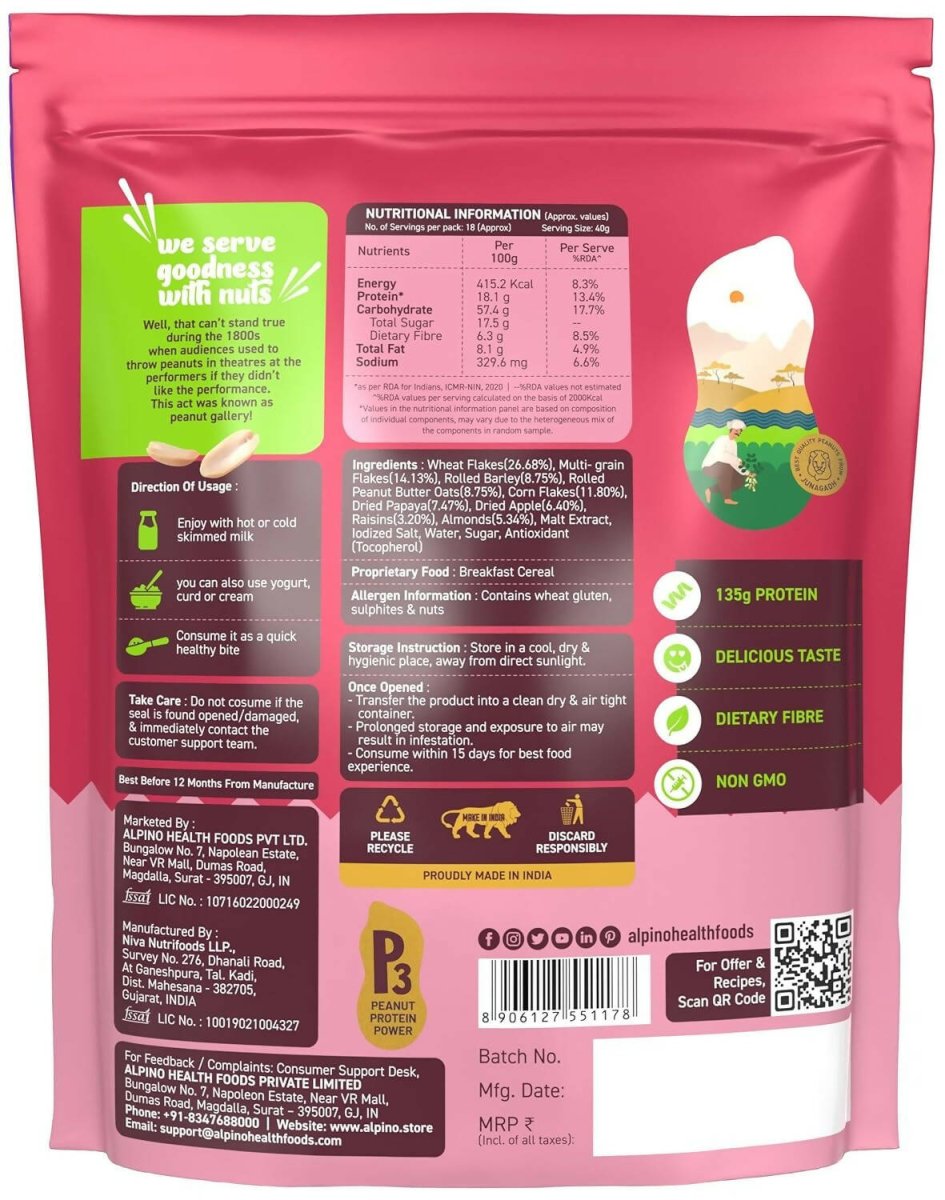 Alpino High Protein Super Muesli Fruit & Nuts - Grab2buy