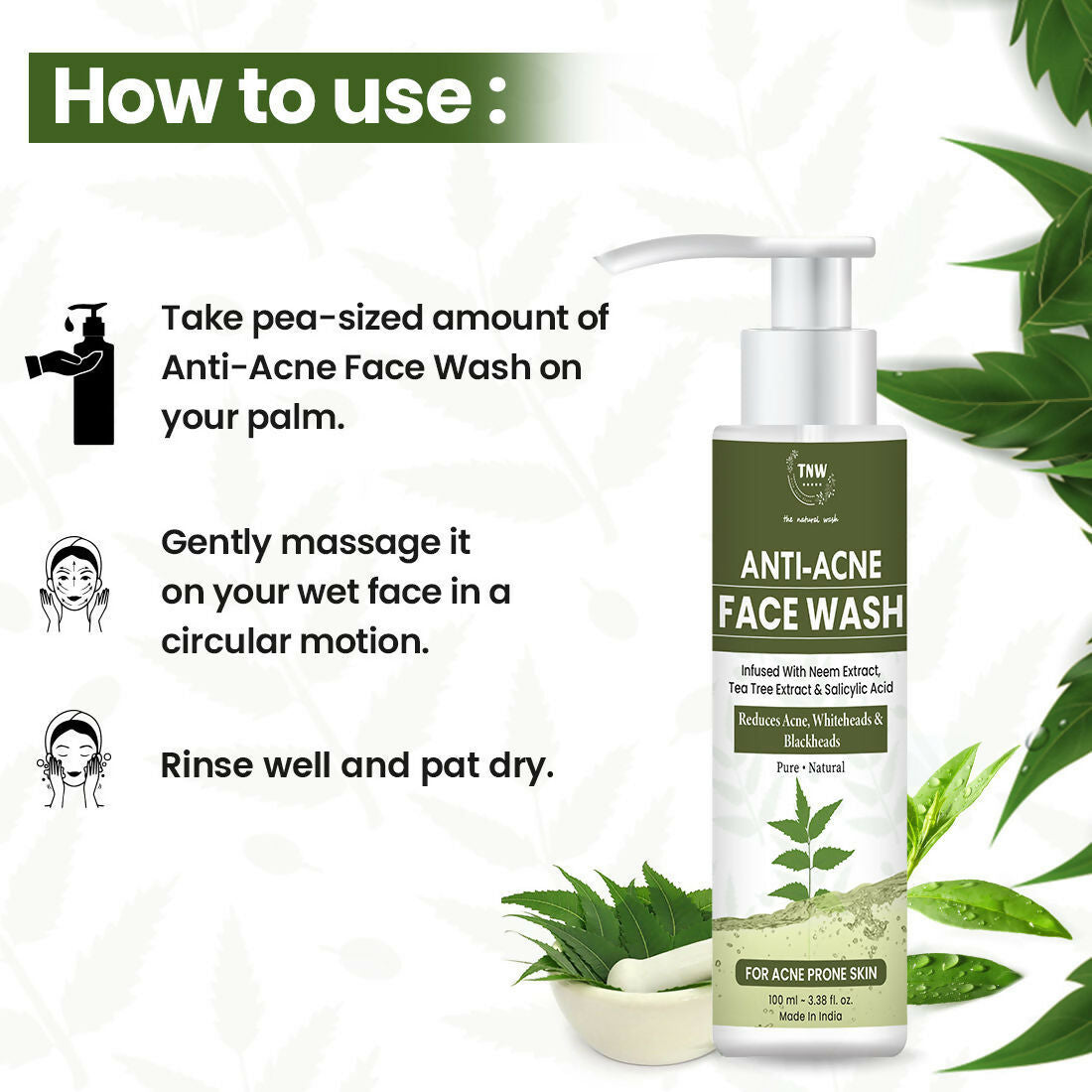 The Natural Wash Anti Acne Face Wash 