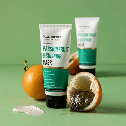 Dr. Sheth's Passion Fruit & Sulphur Face Mask - Grab2buy