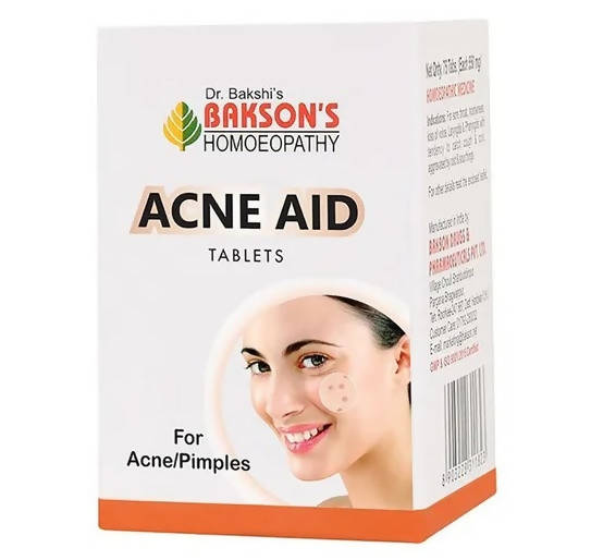 Bakson's Homeopathy Acne Aid Tablets 