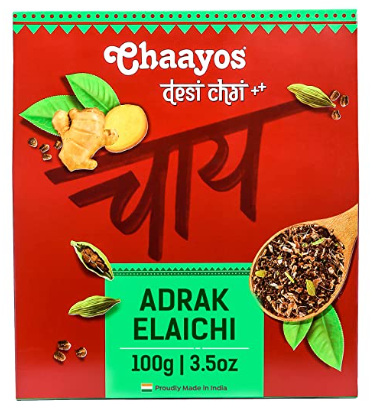 Chaayos Adrak Elaichi Tea Powder (Ginger & Cardamom)  Grab2Buy Chaayos Grab2Buy