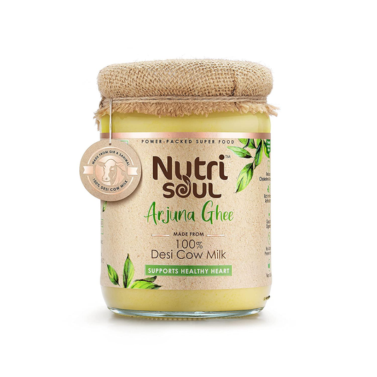 Nutrisoul Arjuna Ghee | Traditional Curd Churned | Pure and Natural Desi Ghee 
