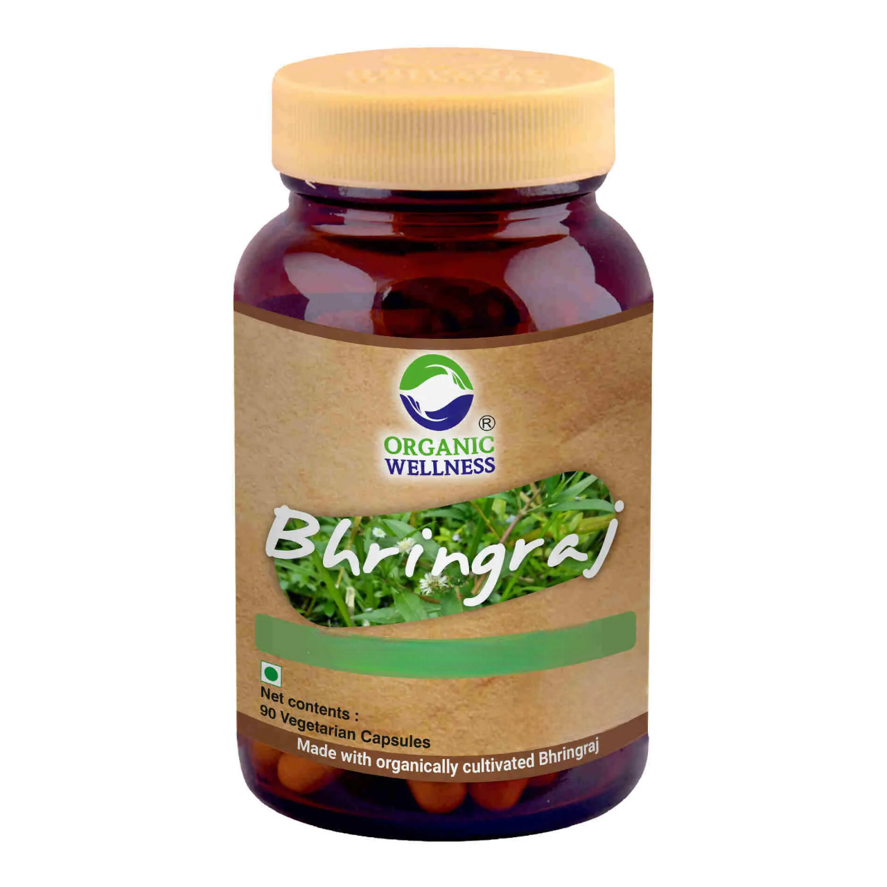 Organic Wellness Bhringraj Vegetarian Capsules 