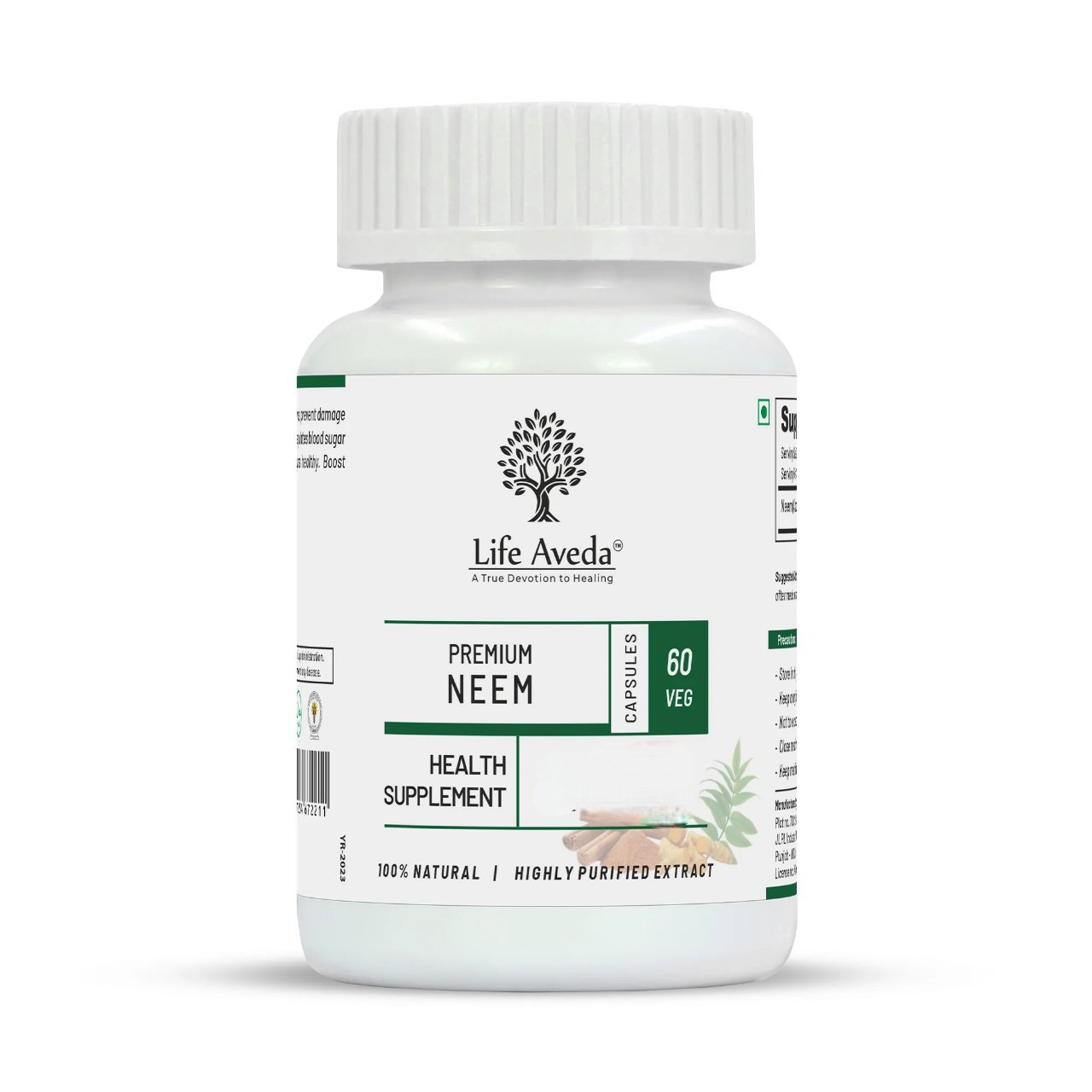 Life Aveda Premium Neem Capsules 