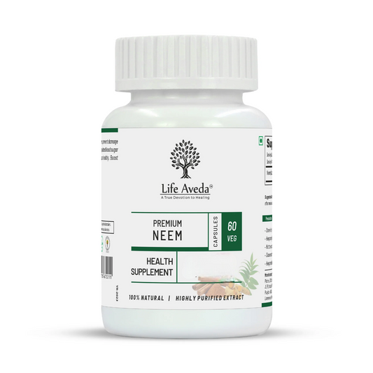 Life Aveda Premium Neem Capsules 
