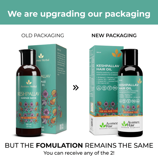 Avimee Herbal Keshpallav Hair Oil For Hair Growth With Amla, Castor, Rosemary & Bringraj Oil - Grab2buy
