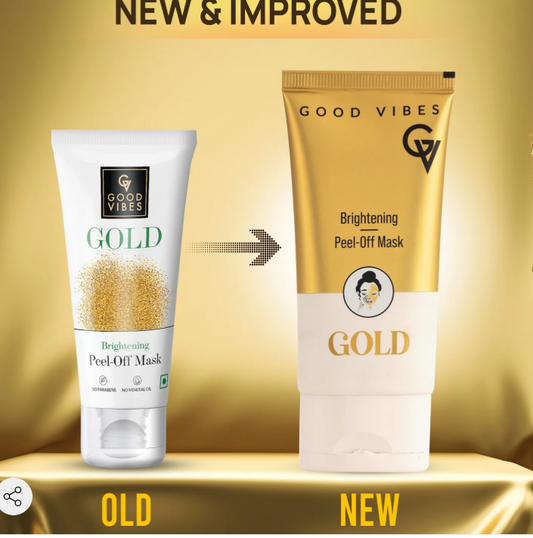 Good Vibes Gold Brightening Peel Off Mask - Grab2buy
