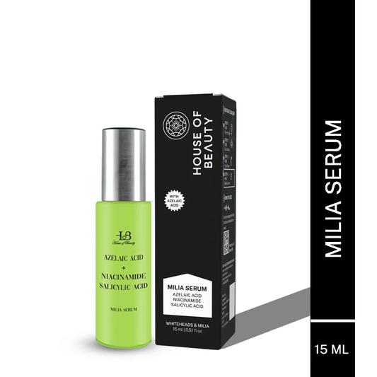 House of Beauty Milia Serum with Azelaic Acid, Niacinamide, Salicylic Acid 