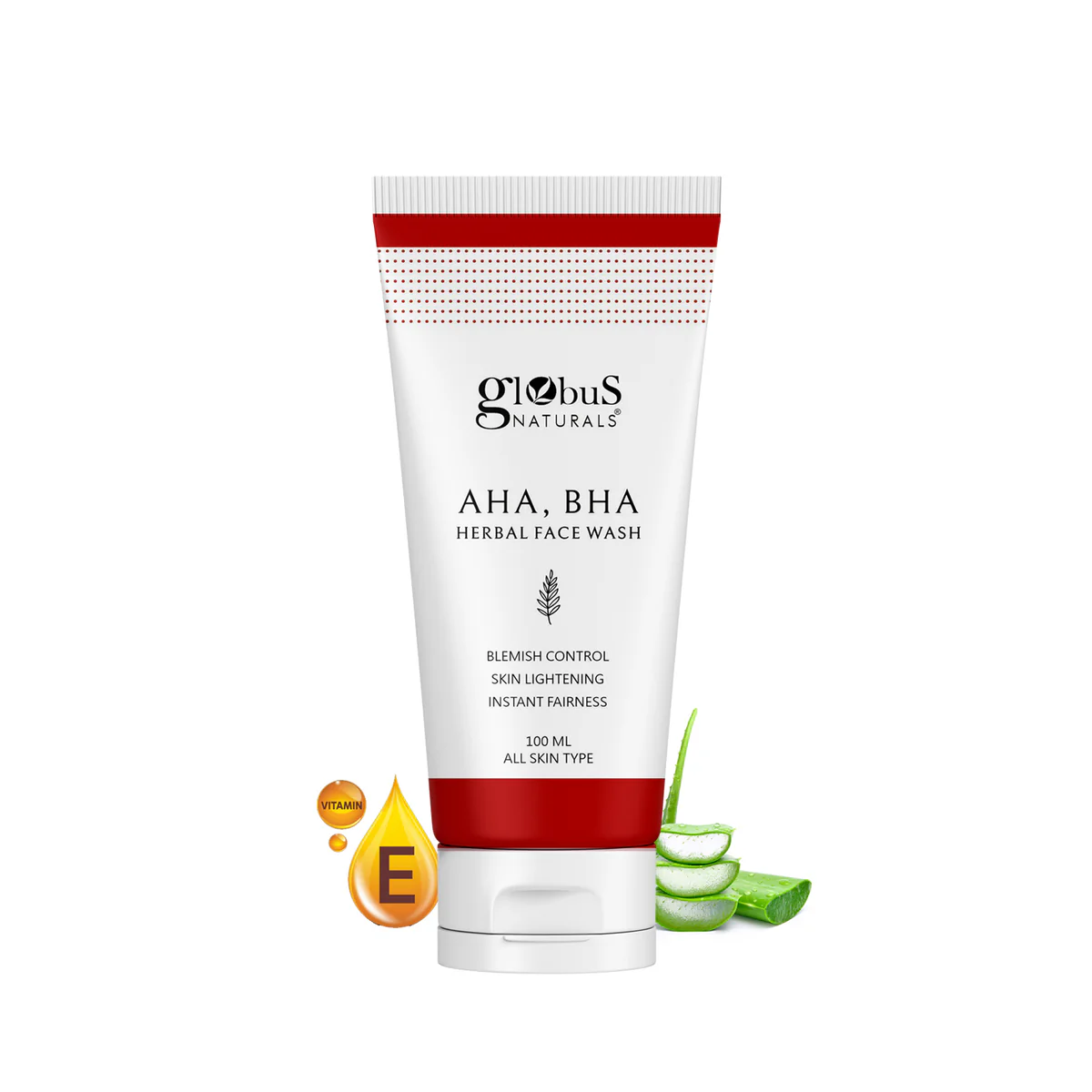 Globus Naturals AHA, BHA Herbal Face Wash - Grab2buy