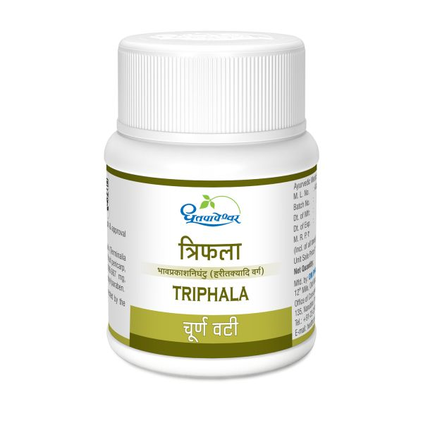 Dhootapapeshwar Triphala Choorna Vati 