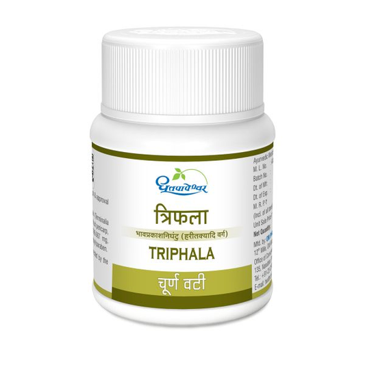 Dhootapapeshwar Triphala Choorna Vati 