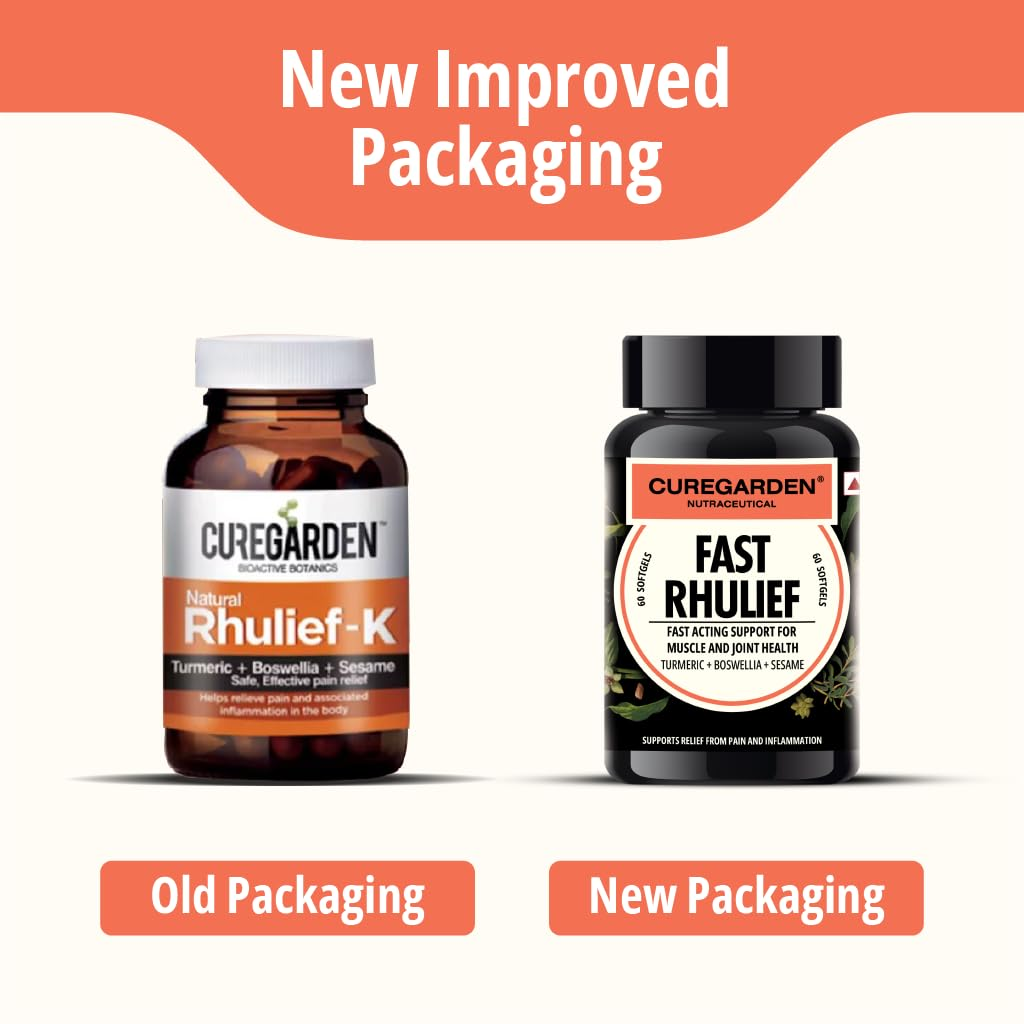Curegarden Natural Rhulief Softgels - Grab2buy