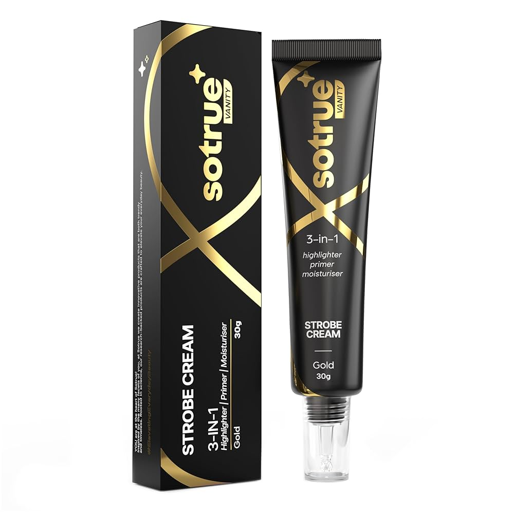 Sotrue Strobe Illuminating Cream + Moisturizer With Hyaluronic Acid - Gold 